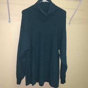 Free People Emerald Turtle Neck Sweater New